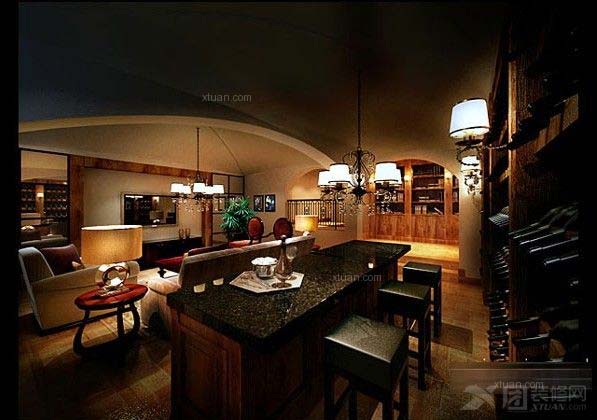 别墅小酒吧家具如何布置更有品味